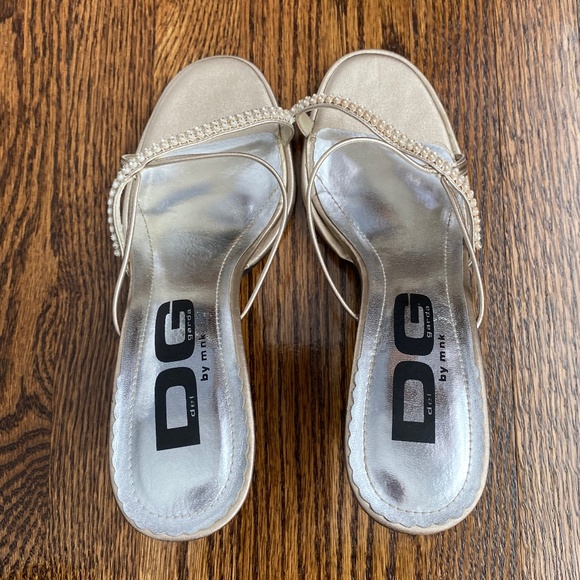 Del Garda Heel Sandals - Sz 6.5 - Picture 7 of 16